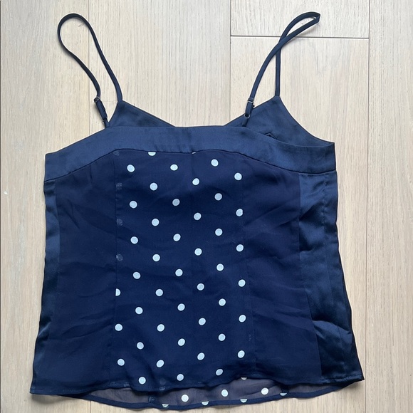 Banana Republic Navy Polka Dot Camisole - Picture 2 of 3